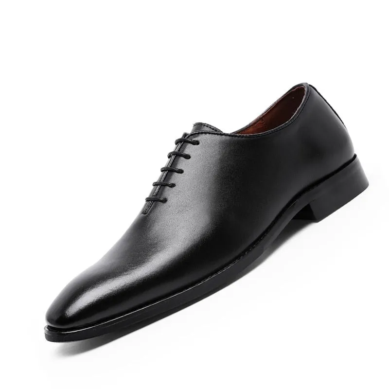 West Louis Men's Luxury Genuine Leather Business Oxford Shoes
